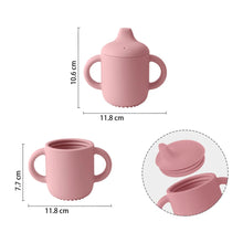 Charger l&#39;image dans la galerie, Tasse d’apprentissage en silicone – Antifuite &amp; nomade
